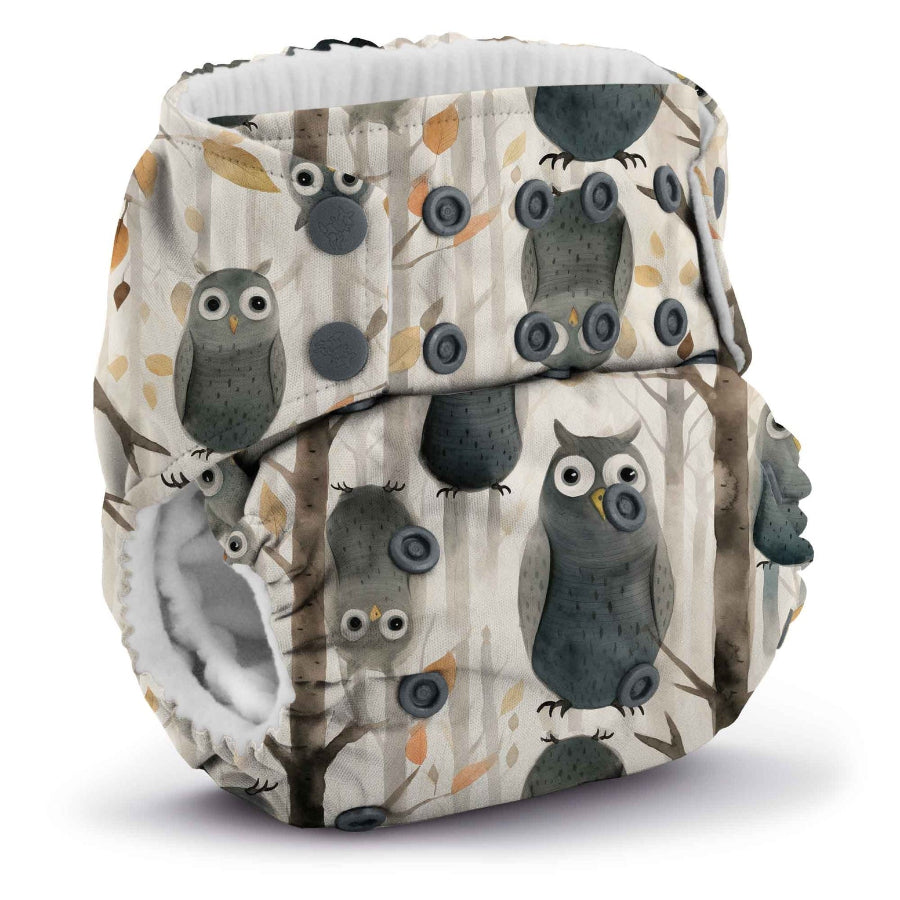 Rumparooz G3 pocket diaper, new version for 2024, shown in earthbound bee print
