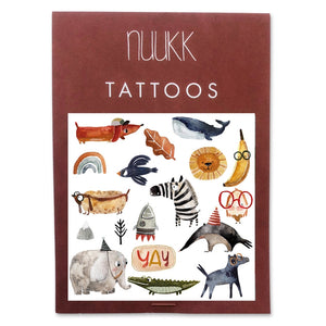 Organic, eco-friendly temporary tattoos, made in austria, shown in Yay collection