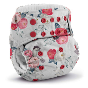 Rumparooz G3 pocket diaper, new version for 2024, shown in earthbound bee print