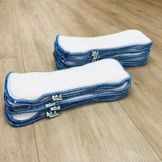 Best Bottom Bamboo Inserts, Size Large, 16-Pack, Gently Used