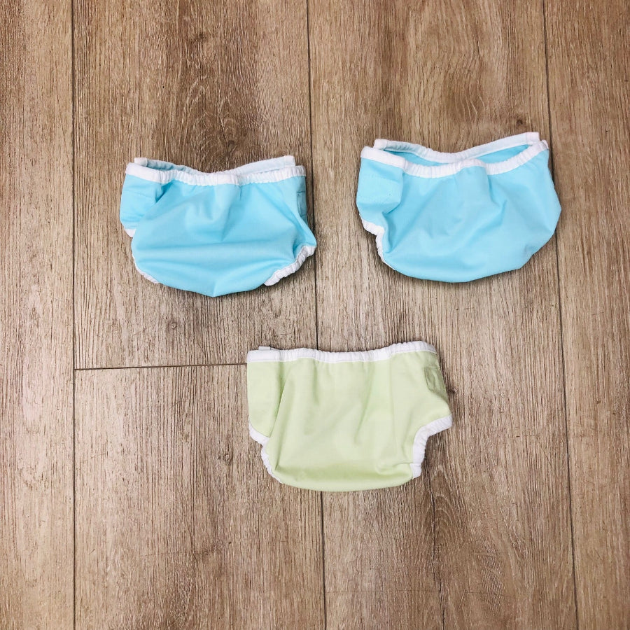 Thirsties Newborn Diaper Covers, 3-Pack, Gently Used