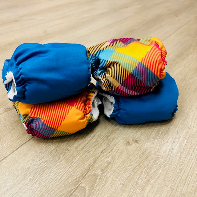 Lil Joey Newborn All-in-One Diapers, 4-Pack, Gently Used