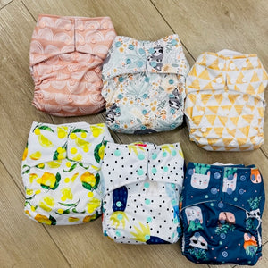 Bungies One-Size Diapers, 6-Pack, Gently Used