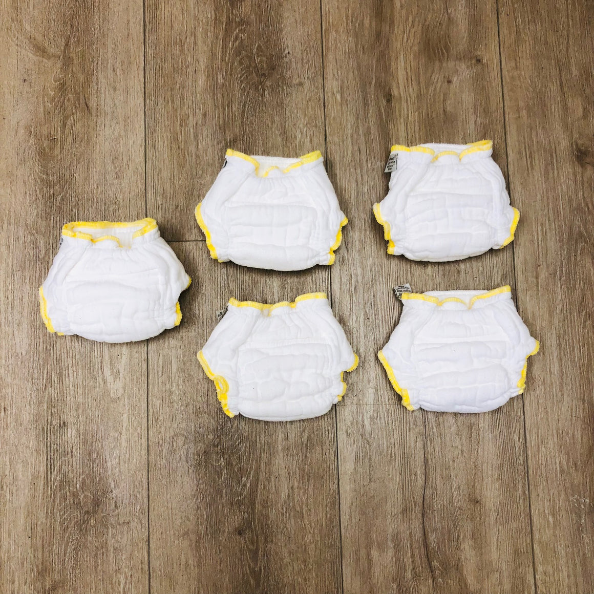 Organic Clotheez Small Workhorse Fitteds, Snap Closure, 5-Pack, Gently Used