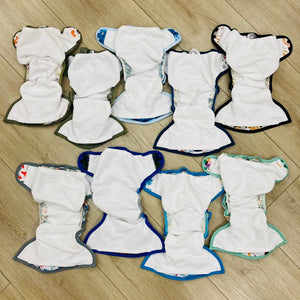 Thirsties One-Size Pocket Diapers , 9-Pack, Gently Used
