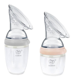 haakaa gen 3 silicone breast pump in grey