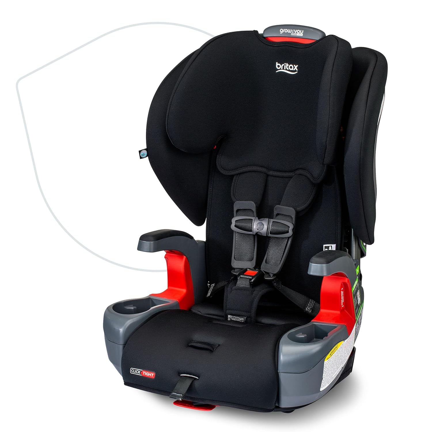 how to loosen straps on britax marathon clicktight Britax Grow With You ClickTight + Harness 2 Booster Seat - Jillians Drawers
