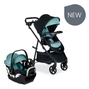 britax willow brook s+ travel system in glacier onyx