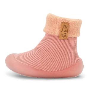 Cozy sock shoes by Jan & Jul in oatmeal color