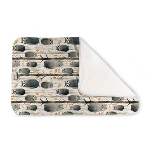 kanga care changing pad in finn , geometric print.