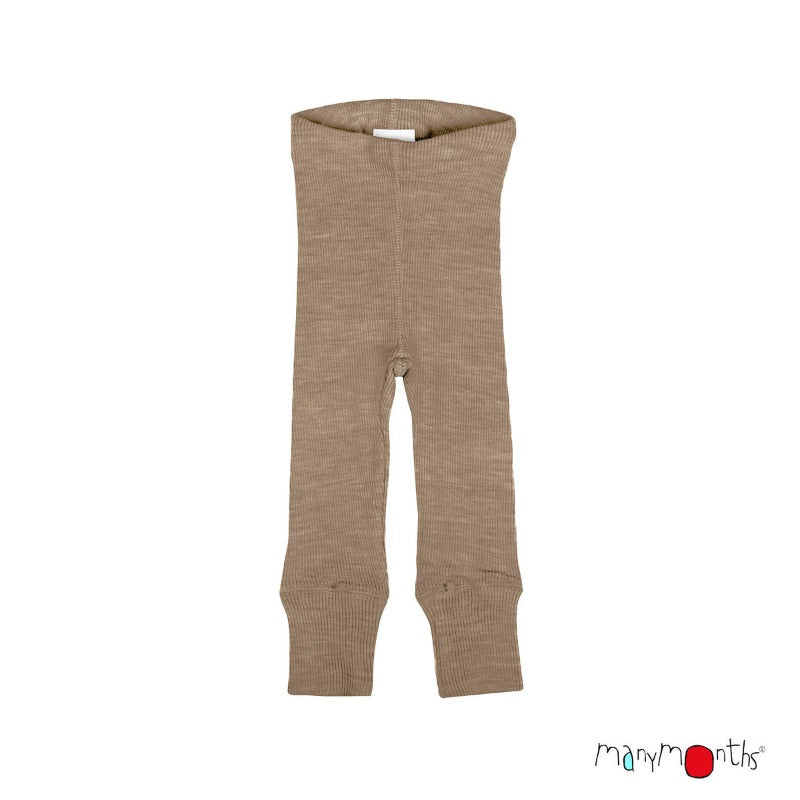 ManyMonths Kids Leggings in Natural Merino Wool – Danish Woolen Delight