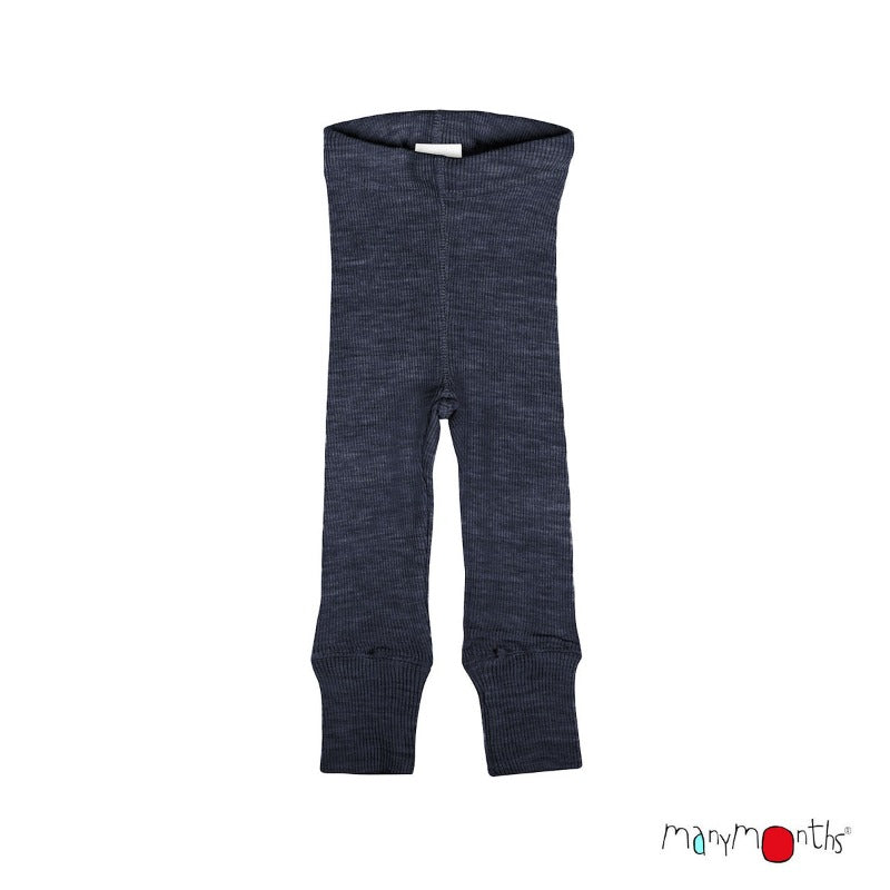 Warm Soft Ultra-Wicking Merino Wool Legging - Charcoal Grey - XS