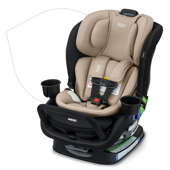 britax poplar S convertible car seat in cowmooflage print