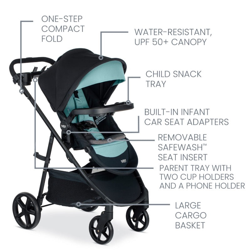 britax childcare group limited Britax Willow Brook S+ Travel System