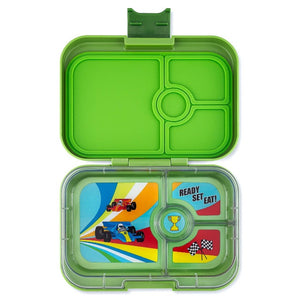 Yumbox tapas 5 compartment bento box in antibes blue color