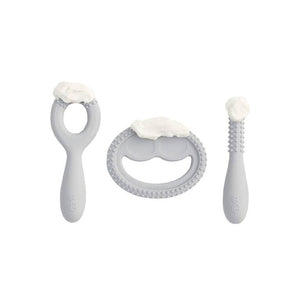 Oral Development 3 piece tools from EZPZ in pewter gray color