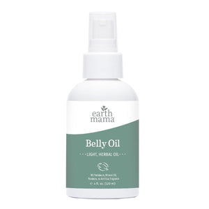 Earth Mama Organics Belly Oil for maternal belly use, 4 fluid ounces