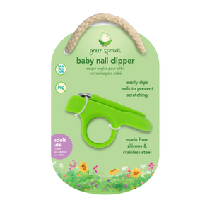Green Sprouts baby nail clippers with silicone handle
