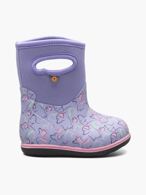 Baby Bogs Classic winter boots for toddlers, shown in blue final frontier color scheme