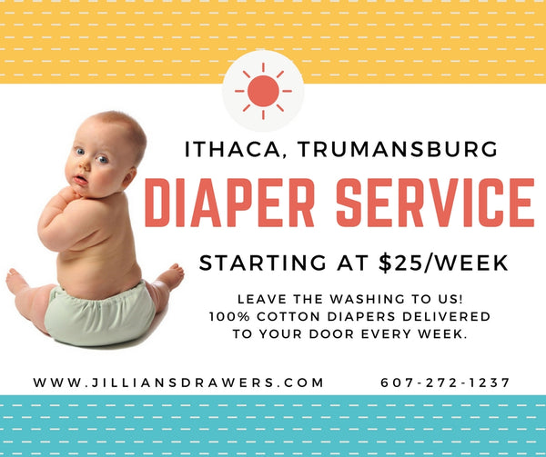 Cloth Diaper Service Serving the Ithaca, NY Area Jillian's Drawers