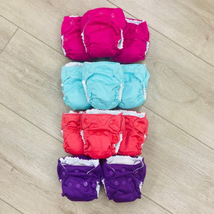 Lil Joey newborn cloth diapers, used bundle