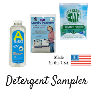 Jillian's Drawers Detergent Sample Pack for cloth diapers - try some of each for $9.99