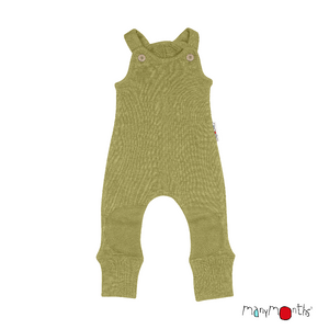 ManyMonths Wool Onepiece Romper Playsuit for infant and children, shown in blue mist color