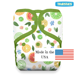 Thirsties Natural Pocket Diapers are made in the USA
