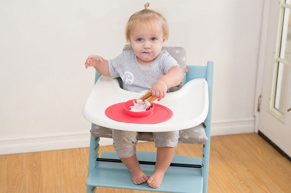 Teach your baby to feed themselves with EZPZ's Tiny Collection