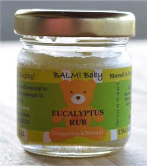 Balm Baby Eucalyptus Rub for Nasal & Chest Congestion Relief - Made in the USA logo