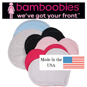 Bamboobies Nursing Pads, mixed pack of overnight and regular, made in the USA