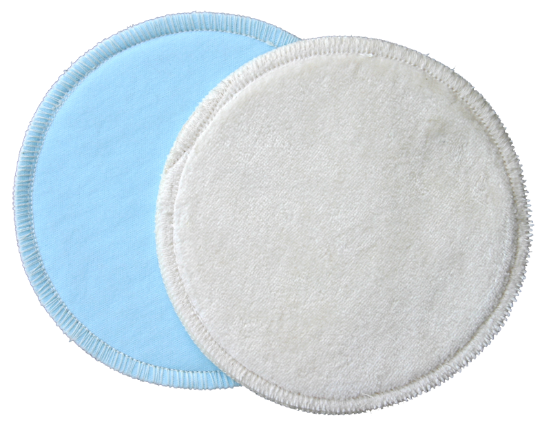 Our washable and reusable breast pad - white