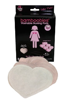Reusable Breast Pads Hearts 100% Cotton