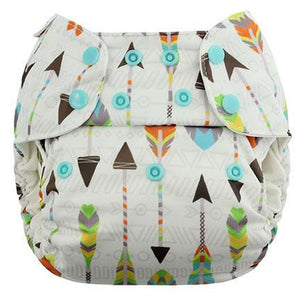 Blueberry Newborn Simplex diaper in night owls print, buy gently used and save 20%