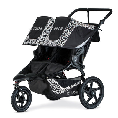 bob dual stroller BOB Gear Revolution Flex Duallie 3.0 Jogging Stroller