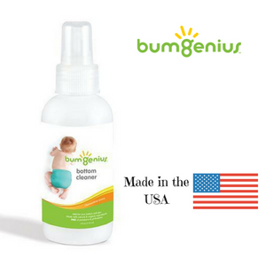 bumGenius Bottom Cleaner spray for cleaning baby's diaper area, made in the usa