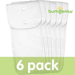 bumgenius adjustable one-size diaper insert, microfiber, best for pocket diapers