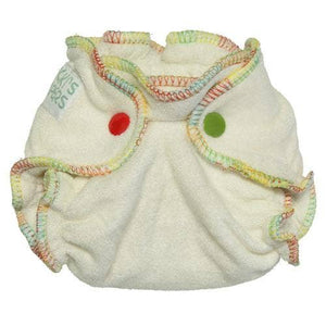 Nicki's brand bamboo fitted newborn cloth diaper, made from 100% bamboo viscose
