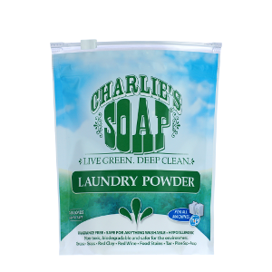 Cloth diaper laundry kit includes: Package includes 6 packets of RLR Laundry Treatment and one 2.64 lb. bag of powder Charlie's Soap and is made in the USA