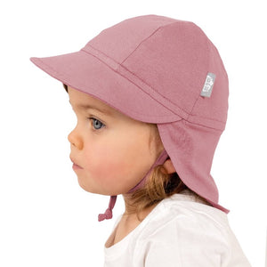 Jan and Jul sun soft baby cap in dusty rose color