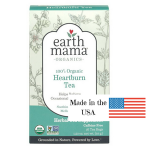 Earth Mama Organics Heartburn Tea for pregnancy, indigestion, and general heartburn, 100% organic
