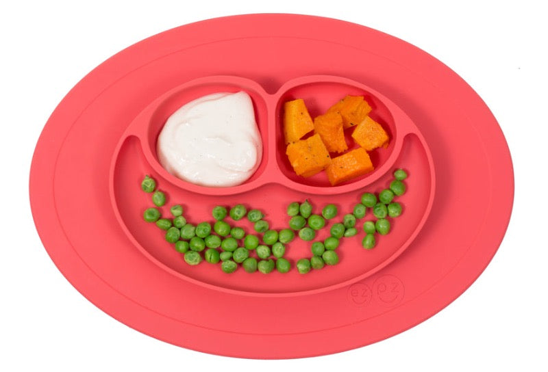 ezpz mat stokke EZPZ Mini Mat All-in-One Silicone Plate & Placemat