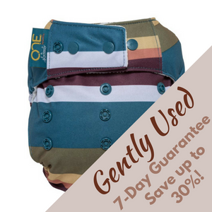 buy diapers used less than 30 days and save money! Gently Used GroVia ONE all in ones diapers at 25% off