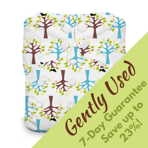 gently used natural one size all in one diaper
