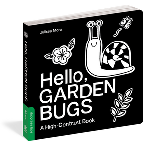 hello garden bugs high contrast book