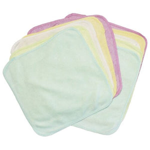 Bamboo Cloth Wipes, 100% bamboo, 10 pack are made in the USA and measure 8" x 8"
