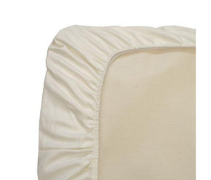 naturepedic organic cotton sateen crib sheet in packaging