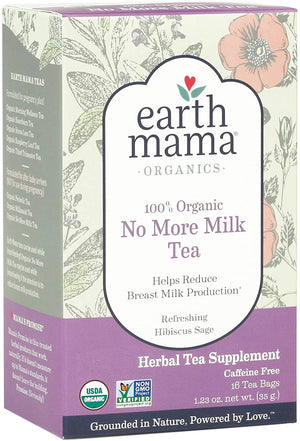 Earth Mama No More Milk Tea, 16 Tea Bags
