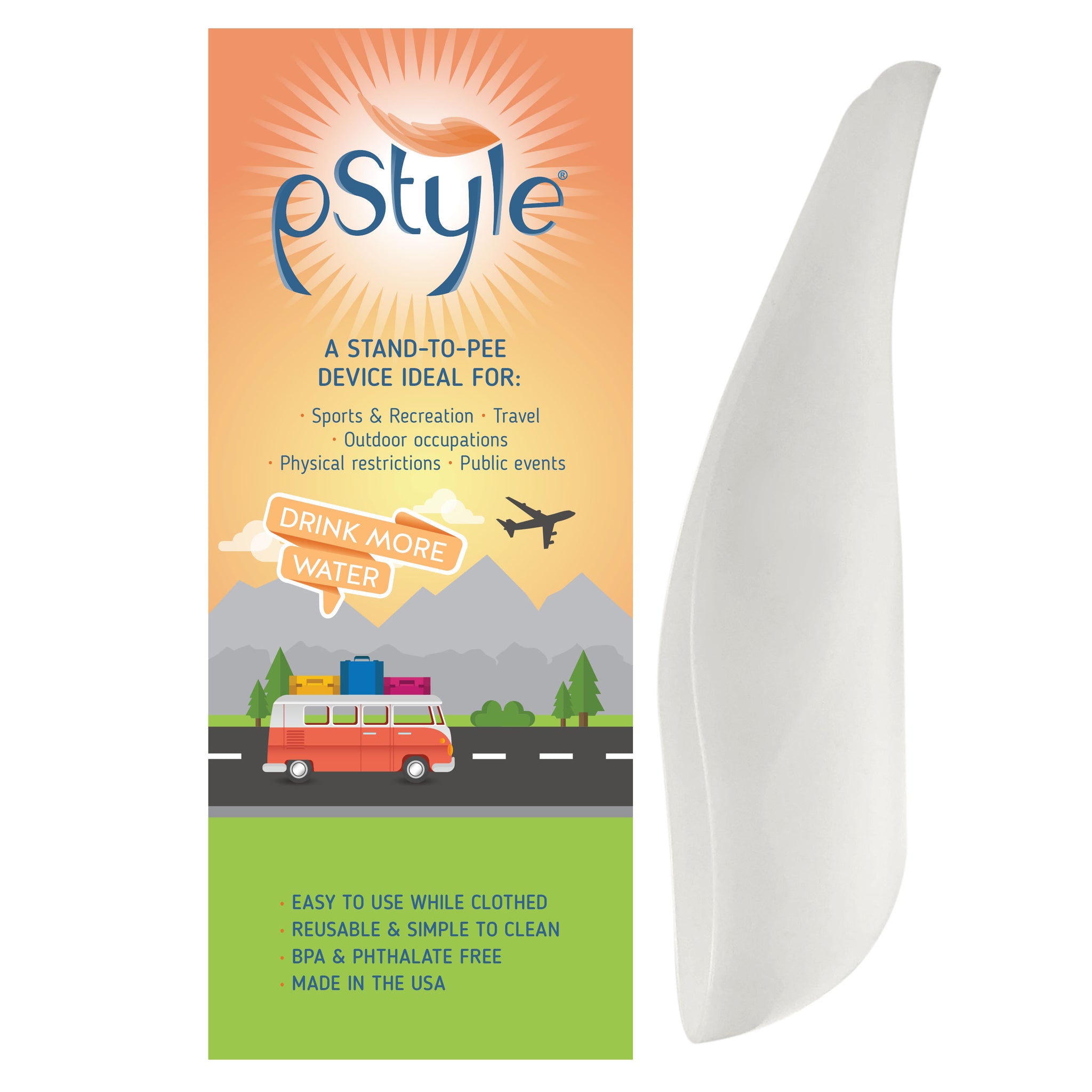 P-Style - Pee Standing Up! - The BEST Female Urination Device