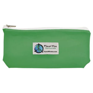 planet wise reusable snack bags feature a zipper, measure 3.5" x 7" and are made in the USA